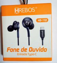 Fone de ouvido Type C