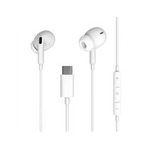 Fone de Ouvido Type C Rubber Premium branco