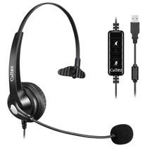 Fone de ouvido USB Callez C500U3 com microfone com cancelamento de ruído Fone de ouvido USB Callez C500U3 com microfone com cancelamento de ruído