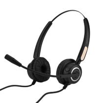 Fone de ouvido USB para call center Sanpyl Binaural Over Ear com microfone