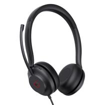 Fone de ouvido USB Yealink UH35 com fio com cancelamento de ruído Mic Teams