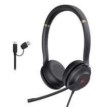 Fone de ouvido USB Yealink UH37 com microfone com cancelamento de ruído