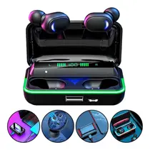 Fone de ouvido via bluetooth tws e10 à prova d'água - fone sem fio com powerbank