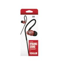 Fone De Ouvido Vokal Retorno Modelo E20 In Ear Cor Vermelho