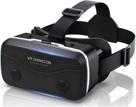 Fone de ouvido VR Shinecon G15 com alto-falantes para telefones pretos Fone de ouvido VR Shinecon G15 com alto-falantes para telefones pretos