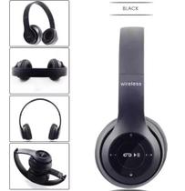 Fone De Ouvido Wireless Bluetooth Dobrável sem fio FM Micro Sd P2