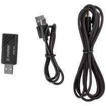 Fone de Ouvido Wireless Fortrek, Microfone, Tri-Mode, Bluetooh 5.3, USB-C, Preto - 84980