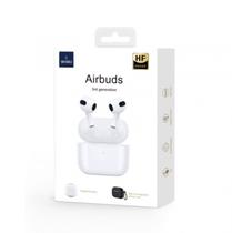 Fone de ouvido wiwu sem fio estéreo airbuds 3 se branco 0855