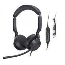 Fone de ouvido Yealink UH44 com fio USB-C/A Microfones com cancelamento de ruído Fone de ouvido Yealink UH44 com fio USB-C/A Microfones com cancelamento de ruído
