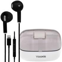 Fone de Ouvido Yookie XP206 com Microfone e Cabo de 1.2 Metros - Preto