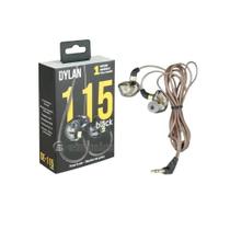 Fone de Retorno Profissional Dylan DE-115 - Modelo Transparente