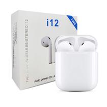 Fone Earphone Bluetooth 5.0 i12 Tws com Touch