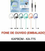 Fone estéreo kapbom
