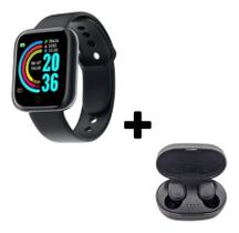 Fone F9 S/fio+Relógio Smart Digital D20 Masculino/feminino Fone F9 S/fio+Relógio Smart Digital D20 Masculino/feminino