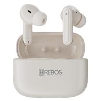 Fone foninho bluetooth sem fio Earbuds Wireless - DeepSound - Cor BEGE Modelo EB-401 Fone foninho bluetooth sem fio Earbuds Wireless - DeepSound - Cor BEGE Modelo EB-401