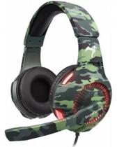 Fone Gamer Camuflado Kolke Kga-487 Trooper Led Com Fio