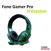 Fone gamer hamaston camuflado model ej960