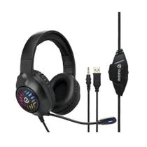 Fone Gamer Headset com Fio Led RGB Microfone FN636 Onistek