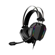 Fone Gamer Headset HP DHH3215U Conexão USB, Surround 7.1, RGB estático com sete cores, Drive 50 mm