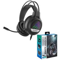 Fone Gamer microfone Led Compativel C Xb One Ps4 Usb Cel Pc notebook