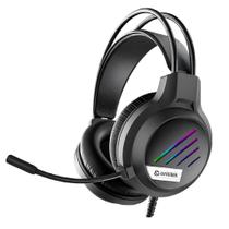 Fone Gamer Profissional com LED e Microfone Som Potente em PC, Console e Celular