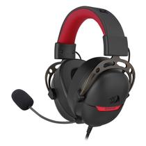 Fone Gamer Redragon Aurora Preto Usb 7.1 Surround - Luz Nt Preto