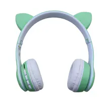 Fone Gatinho Bluetooth Sem Fio com LED Certificado Anatel