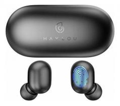 Fone GT1 (PRO) Haylou TWS Sem Fio Bluetooth Case 800mAh Display Indicador De Bateria Preto - Haylon