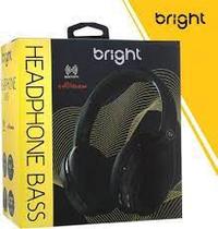 Fone Headphone Bright HP558 Bass Bluetooth, Fone Sem Fio Fm 10h Bateria