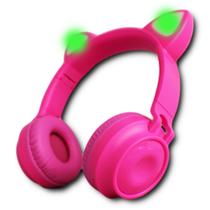 Fone Headphone Ouvido Orelha de Gato Bluetooth Led Coloridos