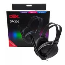 Fone headset c/ microfone p2 dex df-300
