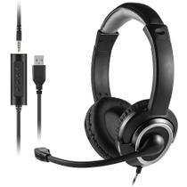 Fone Headset com Microfone, Cancelamento de ruído, P3 e USB, Preto, PH427 , MULTILASER MULTILASER Fone Headset com Microfone, Cancelamento de ruído, P3 e USB, Preto, PH427 , MULTILASER MULTILASER
