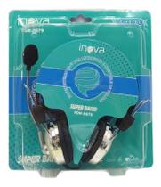Fone Headset Com Microfone Original Ajustável Atendimento FON-8679