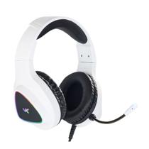 Fone headset gamer chroma usb 7.1 rgb branco - gh802