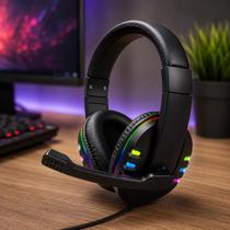 Fone Headset Gamer Com Fio Conector P3 E USB BMax BM216
