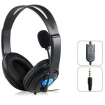 Fone Headset Gamer Com Microfone para Ps 4 Compatível