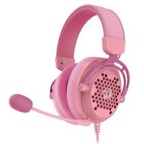 Fone headset gamer diomedes h388-p 3.5mm redragon rosa