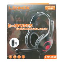 Fone Headset Gamer Lef-1051 Som Conforto Uso Diário