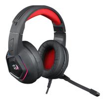 Fone headset gamer medea h280 3.5mm redragon preto