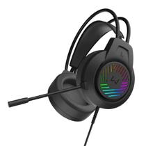 Fone Headset Gamer Microfone e Microfone Estéreo LED RGB P2 USB Warrior PH702