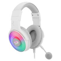 Fone headset gamer pandora 2 rgb h350w-rgb-1 3.5mm + usb leds redragon branco