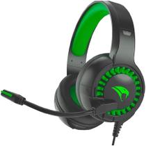 Fone Headset Gamer Python Viper Pro Preto Led Verde