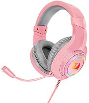 Fone Headset Gamer Redragon Hylas H260- Rgb Pink Rosa