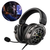 Fone Headset Gamer RGB com Microfone Ajustável, Áudio Alta Fidelidade e Conforto Ergonômico