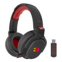 Fone Headset Gamer sem fio Nomen Pro, Preto, Bluetooth, RGB, 7.1, H838-PRO, REDRAGON