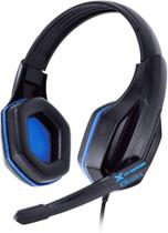 Fone Headset Gamer VX Gaming Ogma P2 Stéreo Com Microfone Preto E Azul - Vinik