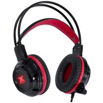 Fone Headset Gamer Vx Gaming Taranis V2, P2 Com Microfone - Preto E Vermelho - Vinik