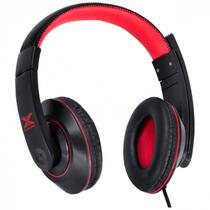 Fone headset gamer vx gaming v blade ii usb com microfone retratil e ajuste de haste preto com vermelho - gh200 - Vinik