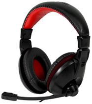 Fone Headset Gaming Satellite AE-265 Preto/Vermelho