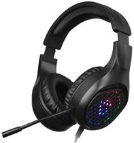 Fone Headset Gaming Satellite King Fight GH-330 RGB com Fio - Preto